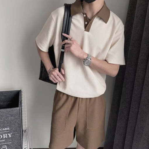 여름 트레이닝세트 반팔티+반바지 상하 투피스세트